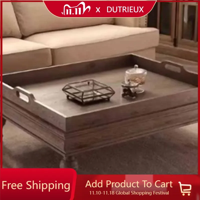 

Japanese Tray Coffee Table Simple Clear Cute Mini Nordic Mobile Side Table Small Wood Balcony Floor Mesa Auxiliar Home Furniture