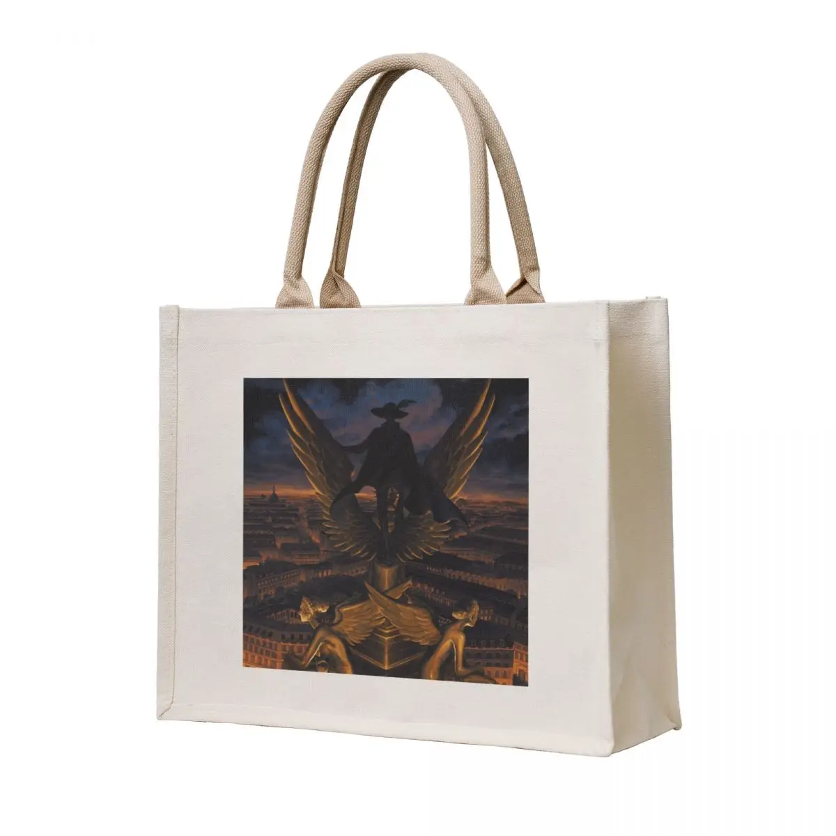 

Paris night Tote Bag Big bag women shopping bags foldable Shopper handbag
