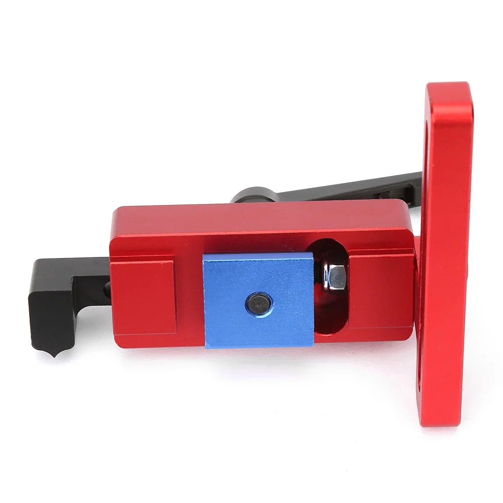 45 tipos de herramientas de carpintería, tope de pista de inglete, dispositivo de límite de longitud preciso, límite de longitud