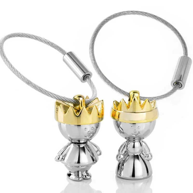 

European and American style keychains - men's and women's keyrings, innovative car accessories, keychains, small gifts