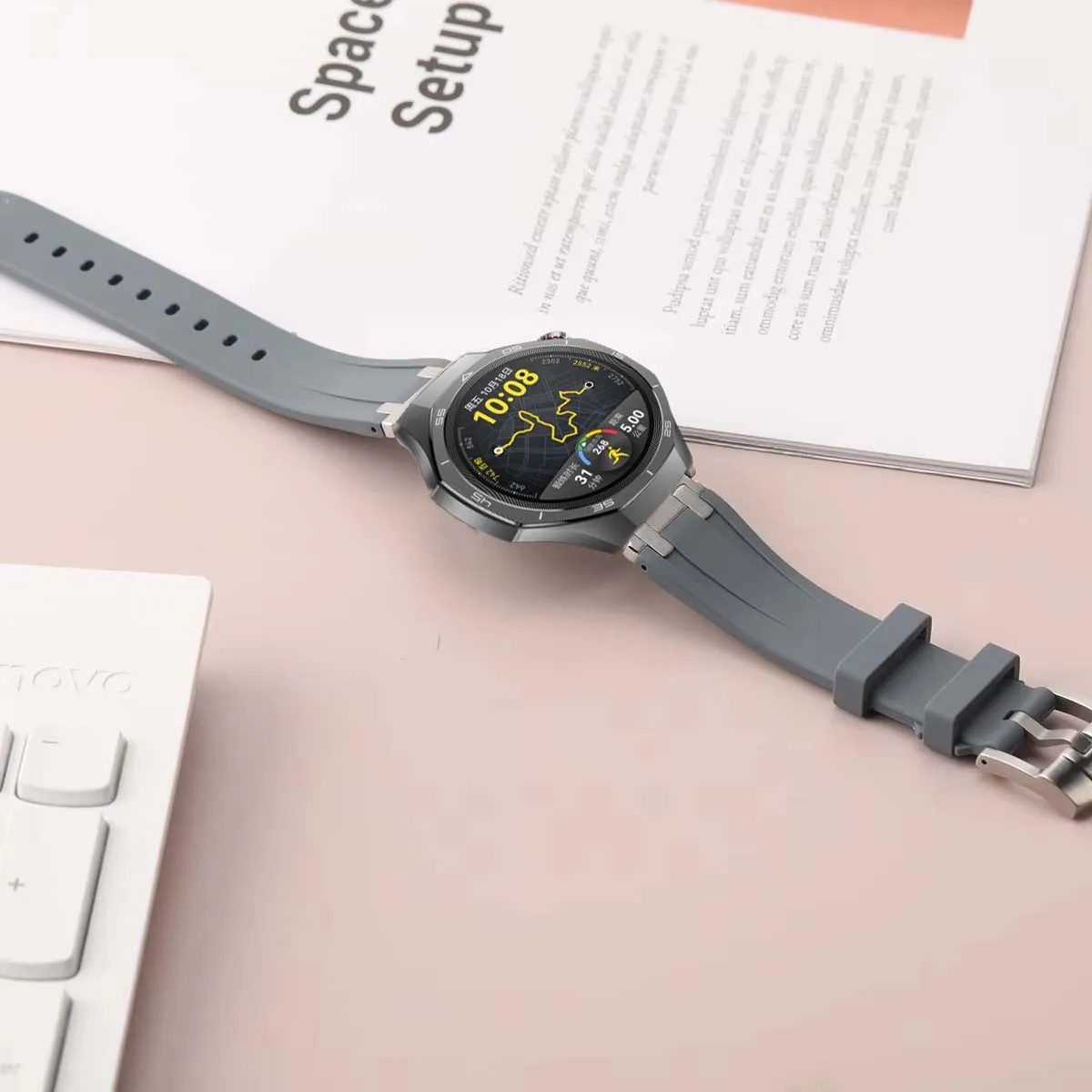 22mm Smart Watch Silicone Strap For Huawei Watch GT 5 Pro 46mm Soft Sports Band For Huawei GT5 GT4 GT3 GT2 GT 46MM Series Belt