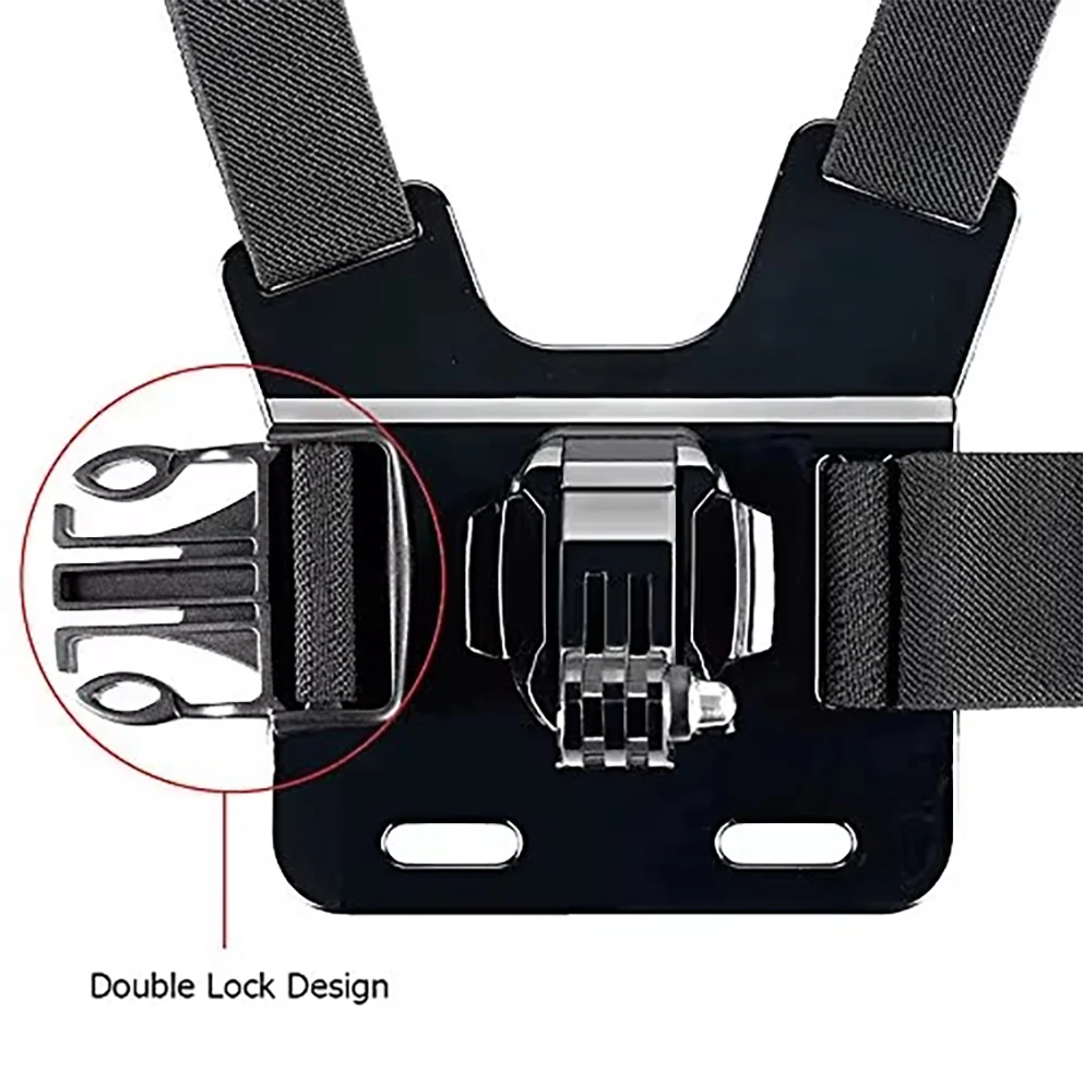Adjustable Chest Mount Harness Compatible with Gopro Hero6/5 Black Hero 4 Silver AKASO EK7000 Vtin 4k APEMAN ODRVM 12 MP Action