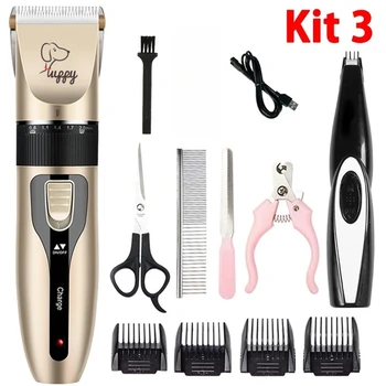 Electric Pet Clipper Grooming Kit for Dogs Reachageable Trimmer Haircut Cat Hair Cutting…