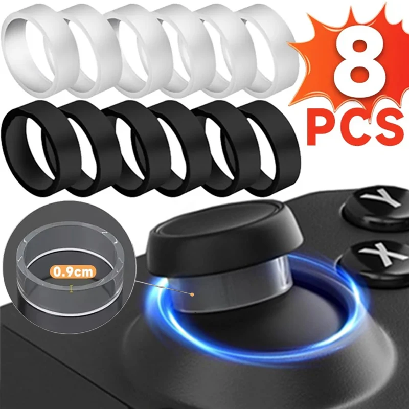 Joystick Protector Invisible Elastic Rubber Anti-Wear Protector Ring Cover for Steam Joysticks Deck Xbox PS4 PS5 VR2 Controller