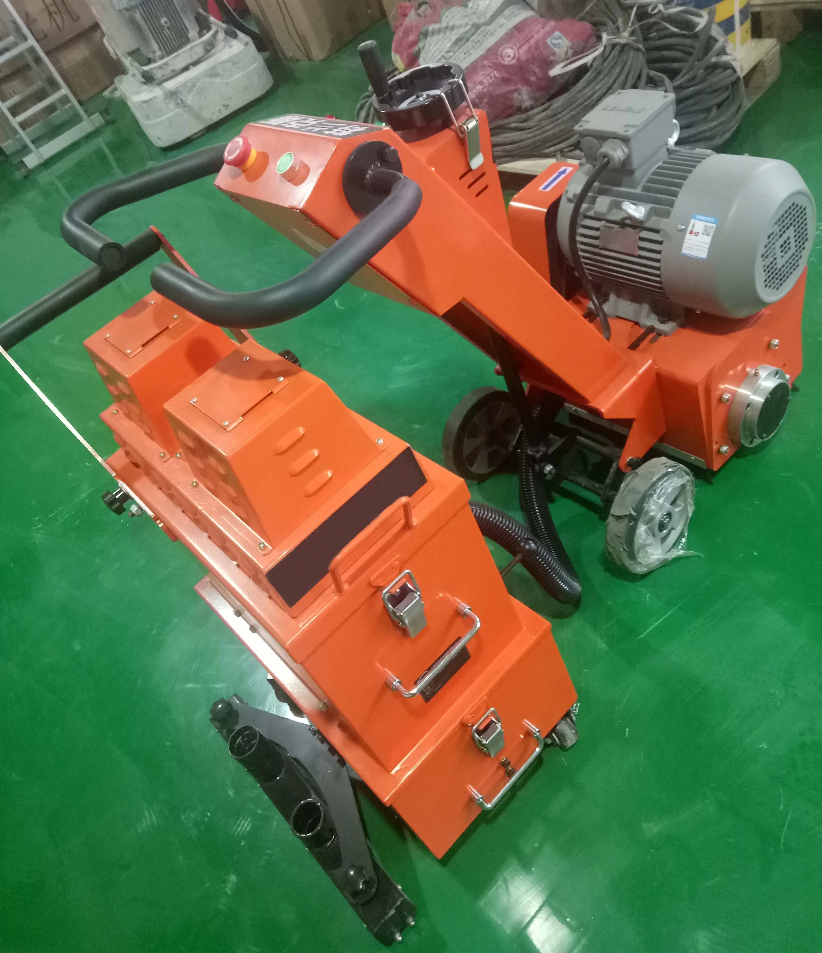 Floor stripper concrete floor removal scarifier machine