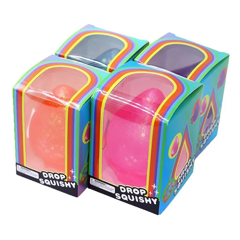 Needoh Stress Relief Squishy Slow Rising Sensory Fidget Toy Dreamy Water Drop Maltose Texture Anti Anxiety Sensory Gadget - view 5