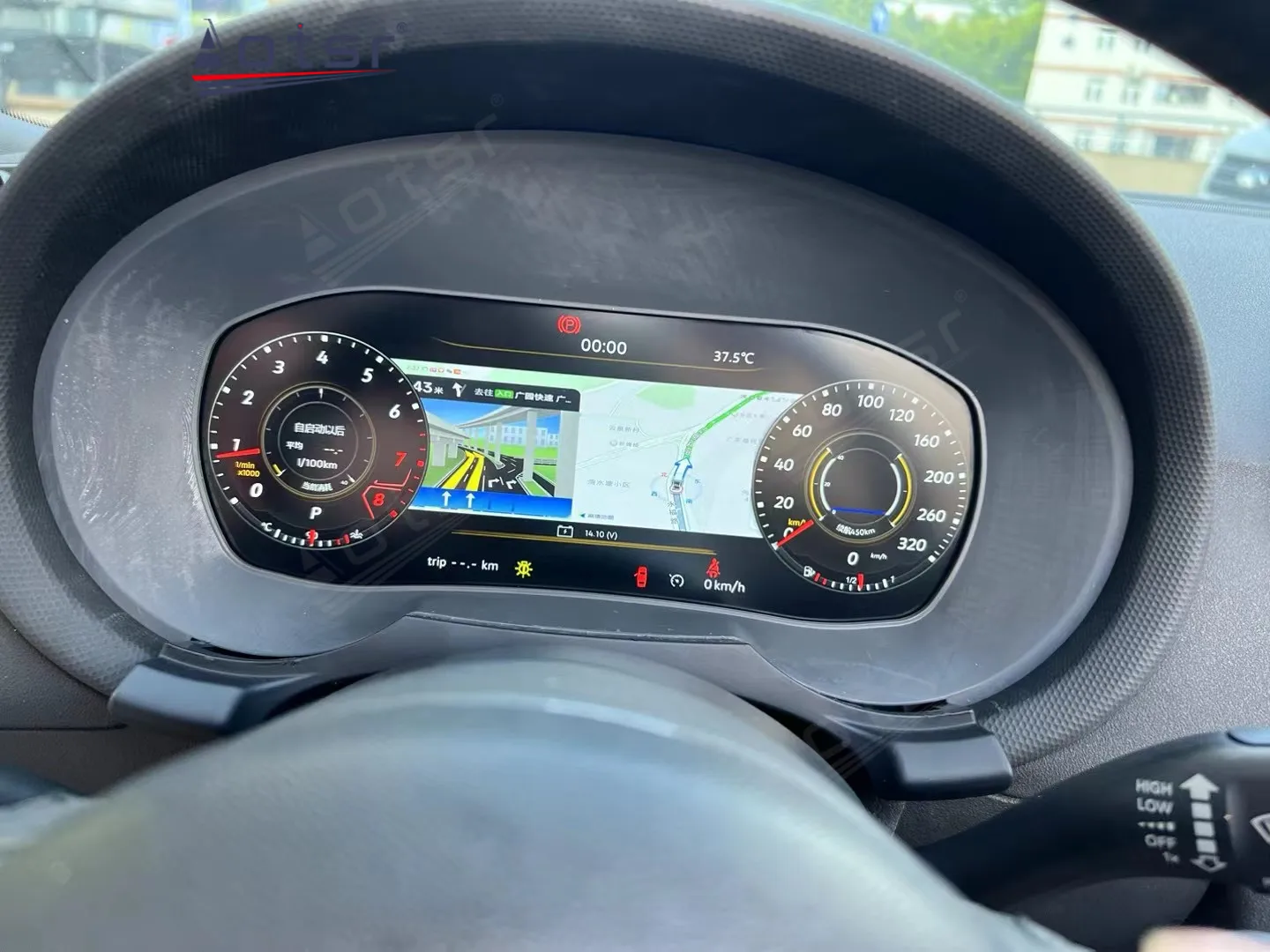

Популярная 12,3-дюймовая цифровая панель приборной панели для Audi TT LCD, виртуальный цифровой приборный кластер, спидометр, кабина