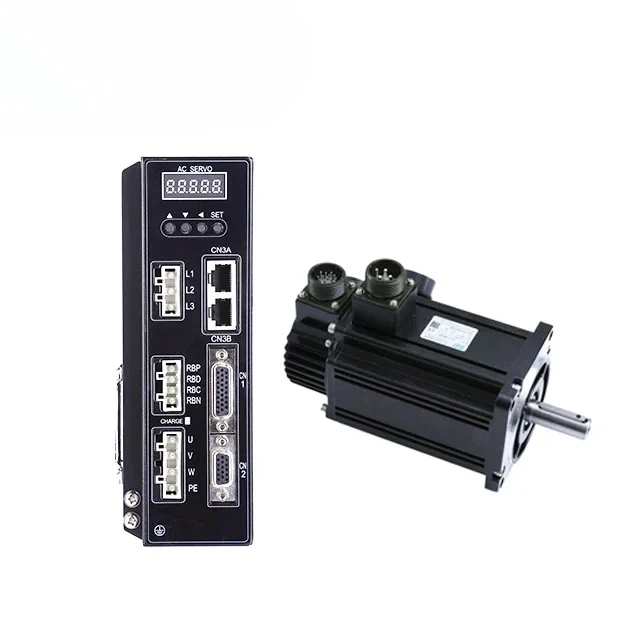 Servo motor codificador soluto de 1,5kw 17 bits com driver