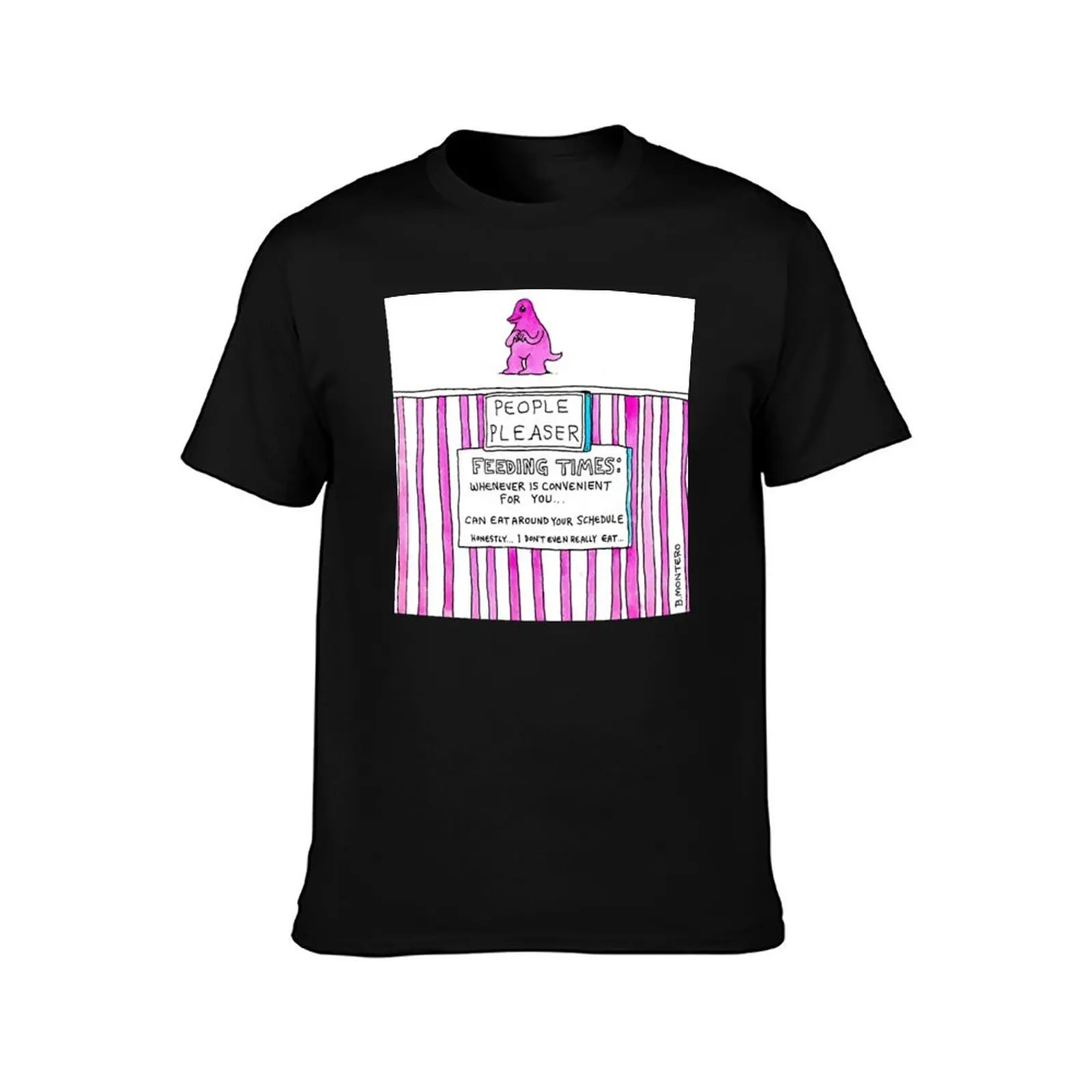 People Pleaser T-Shirt Summer Casual Cotton Tee Oversized Streetwear Tops Vintage Graphic Print Loose Fit Short Sleeve