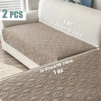 2pcs Non-Slip Dog Sofa Covers L Shape Pet Sofa Mat Dogs Bed Cover Mattress Protectors Furniture Couch Cover for Living Room