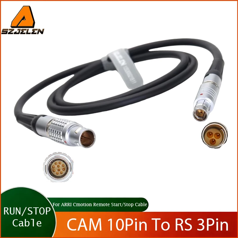 ARRI Cmotion Remote Run/Stop Cable For ACM-1 CAM 10Pin to RS 3Pin