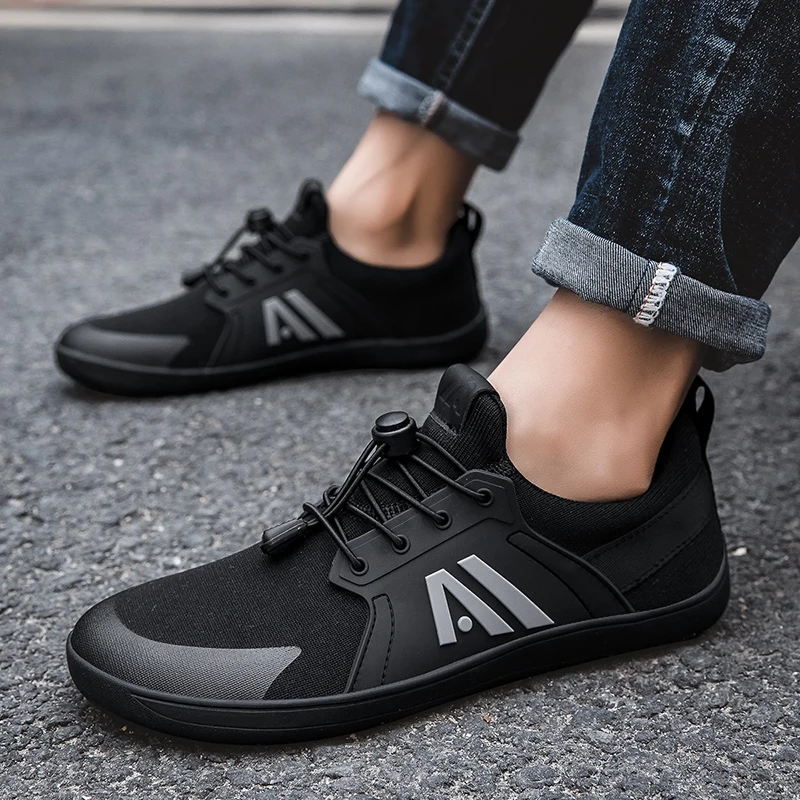 High End Sports Shoes Men's and Women's Wide Toe Box Mens Minimalist Barefoot Shoes with A Scattered Sole Cross Shoes for Women