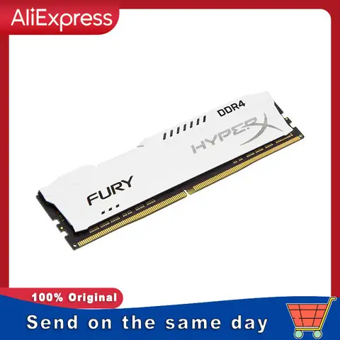 HyperX Fury Memory RAM DDR4 8GB 16GB 3200MHz 2666MHz 2400MHz Desktop Memory DIMM PC4-25600 21300 1.2V 288Pin