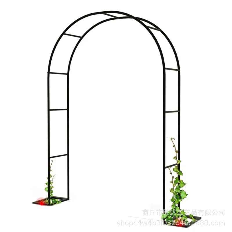 Arch flower trellis climbing vine trellis flower stands wrought iron plant trellis climbing balcony outdoor rose garden view 5