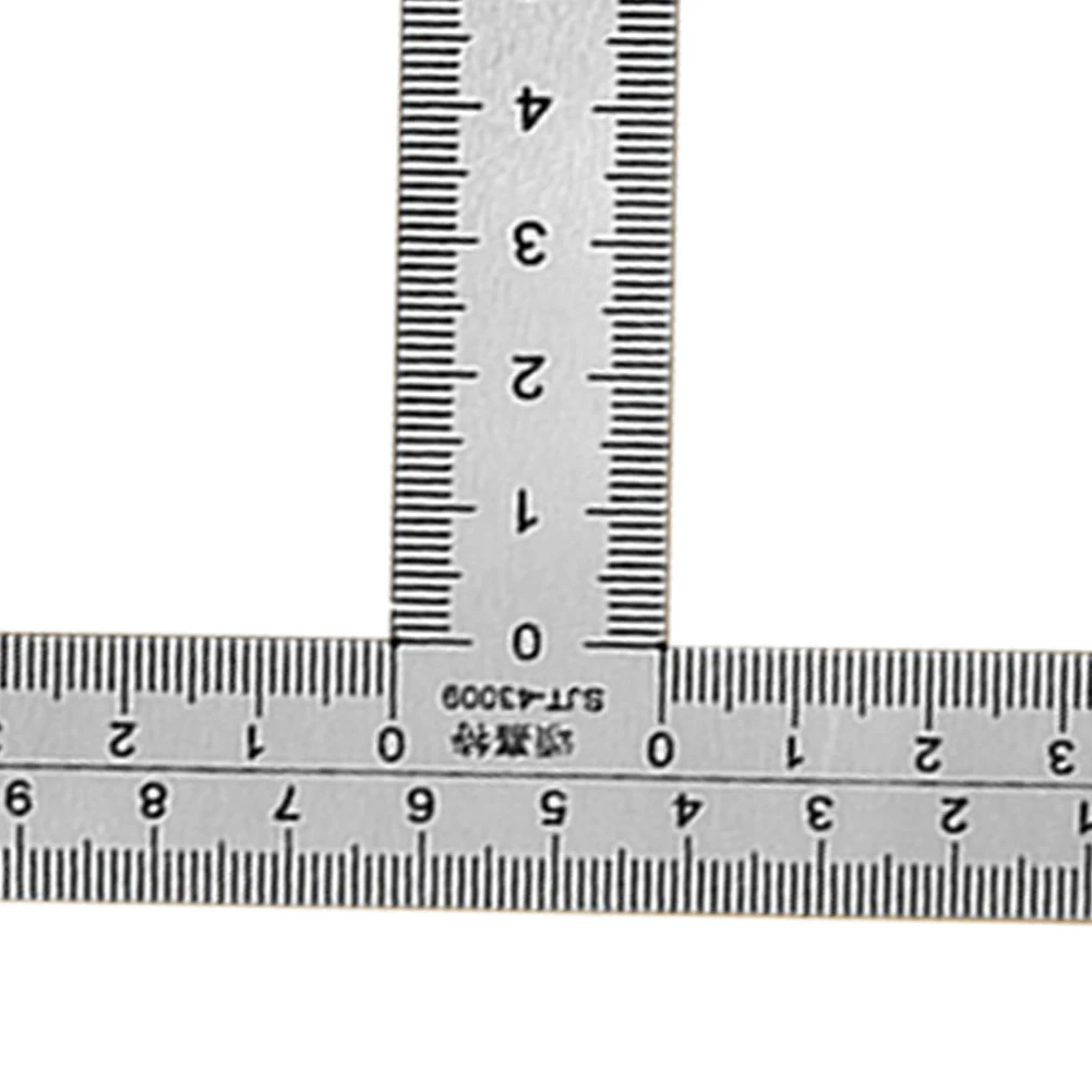 

2Pcs Building Tools Square Ruler Stainless Steel Drafting Ruler Measuring Layout Tool Precision Building Framing Gauge