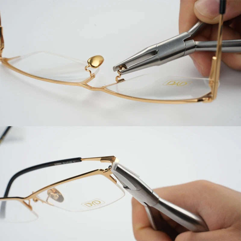 Quality Eyeglasses Plier Spectacle Glasses Nose Pad Adjusting End Piece Bridge Temple Adjustment Eyewere Repair