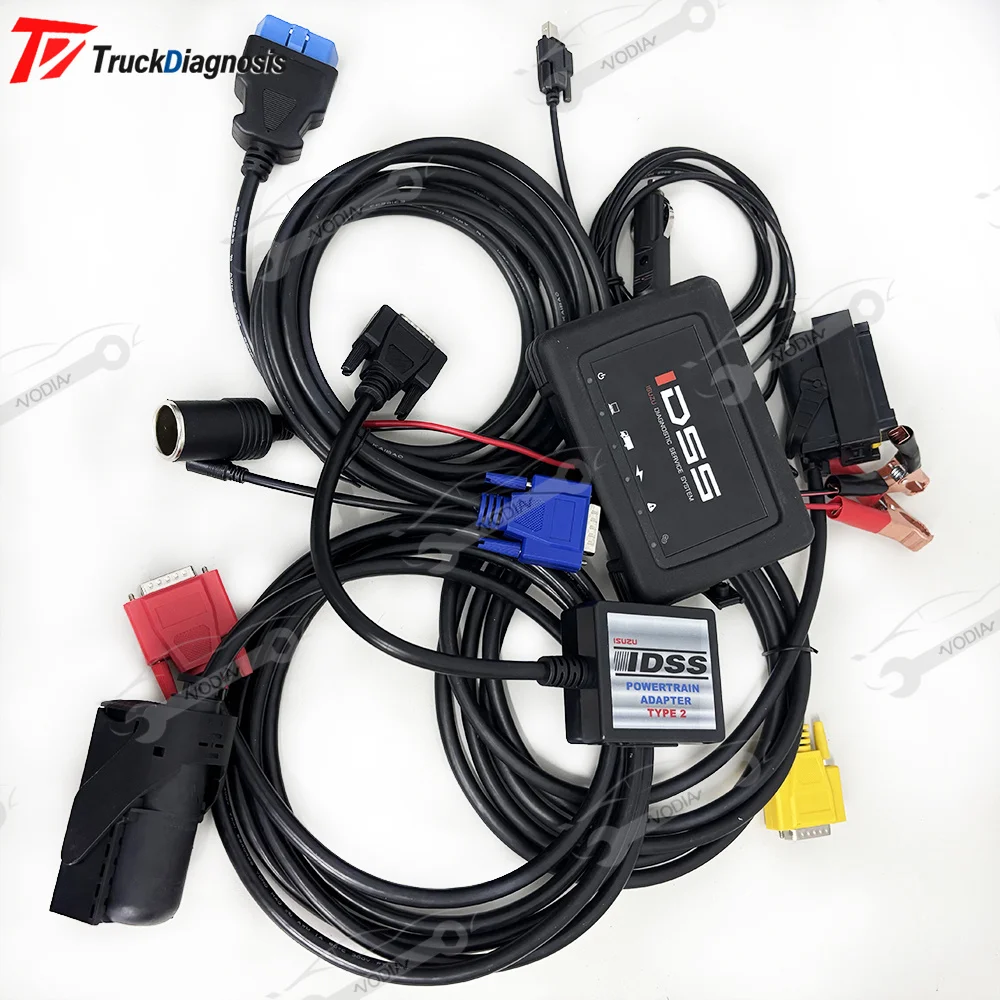 

2025 for isuzu diagnostic service system adapter TYPE 2 G-idss E-idss truck excavator driver program diagnose tool