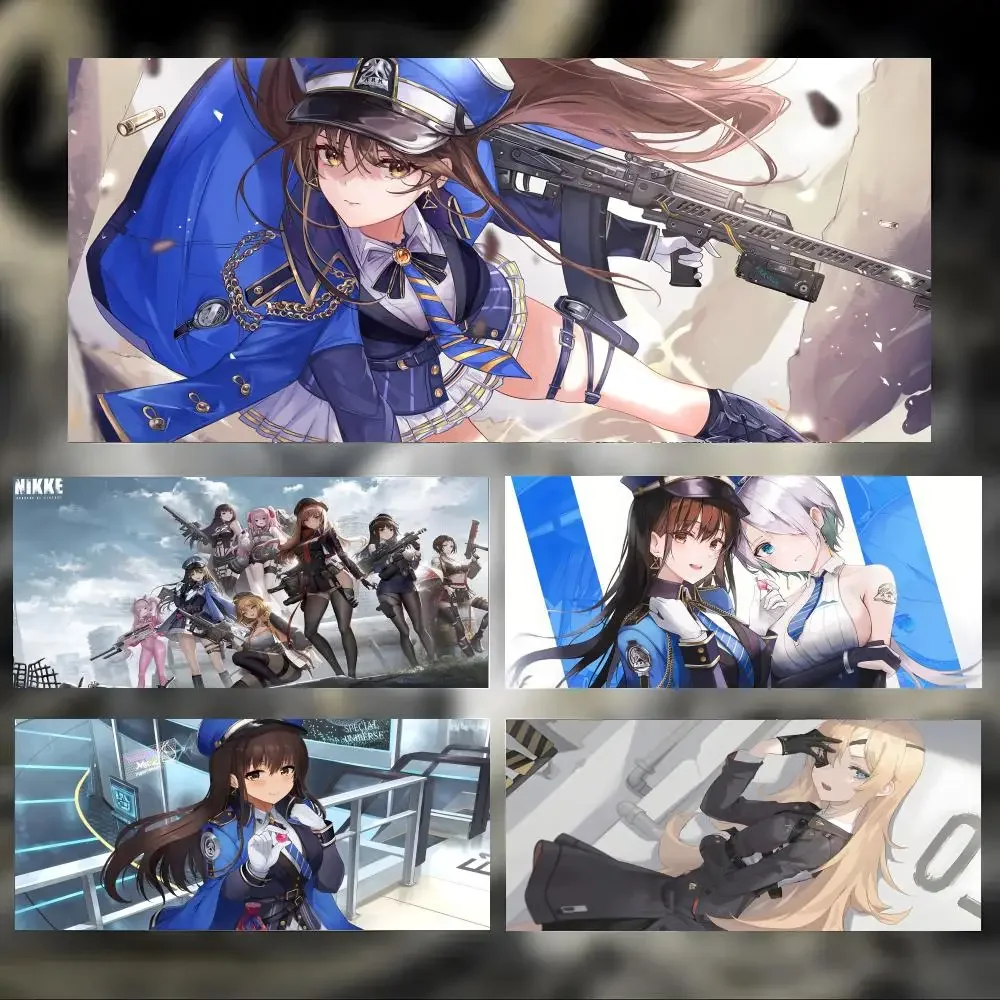 Beautiful Cool Game G-Goddess of Victory N-NIKKE Mouse Pad Large Thick Desk Pad Stitched Edges Gaming Mouse Mat for PC