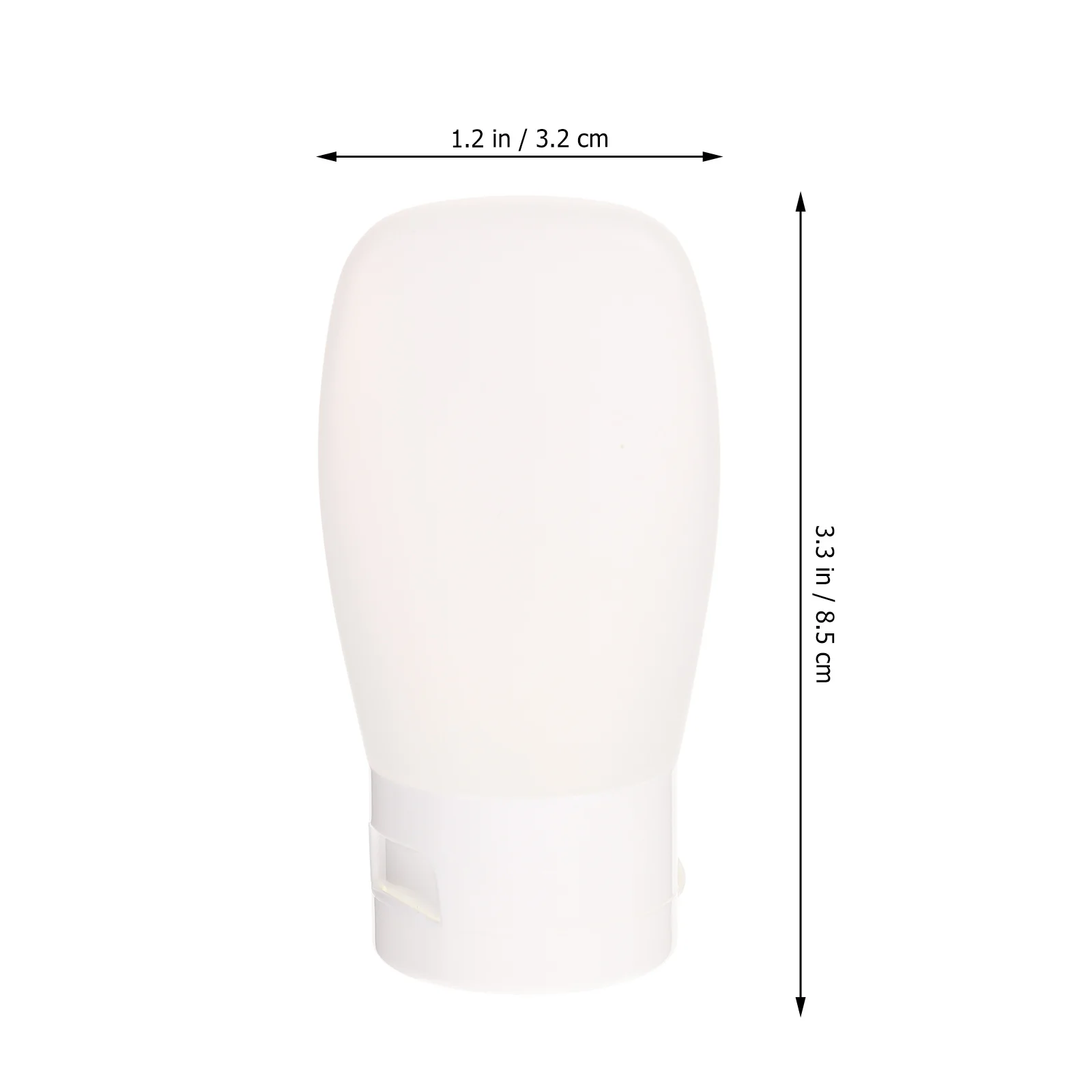 4 個 30 ミリリットルポータブルトラベルメイクアップボトル環境に優しい詰め替えディスペンサー白ディスペンサー