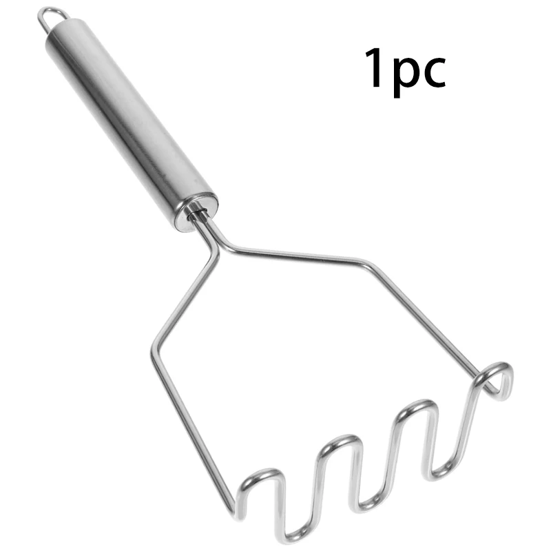 Best Seller! Stainless Steel Wire Masher - Fast Potato/Sweet Potato Mashing No Clumping Labor-Saving Kitchen Cooking Helper
