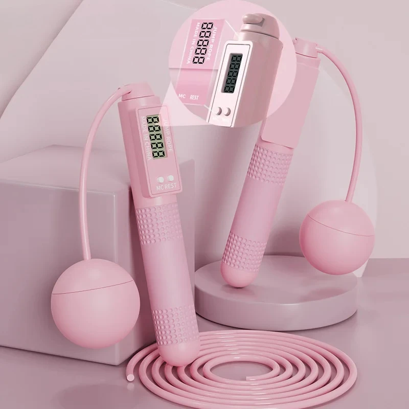 

Интеллектуальная беспроводная скакалка с функцией подсчета, профессиональная, для спорта и фитнеса, для взрослых и студентов, двойного назначения, спортивные товары