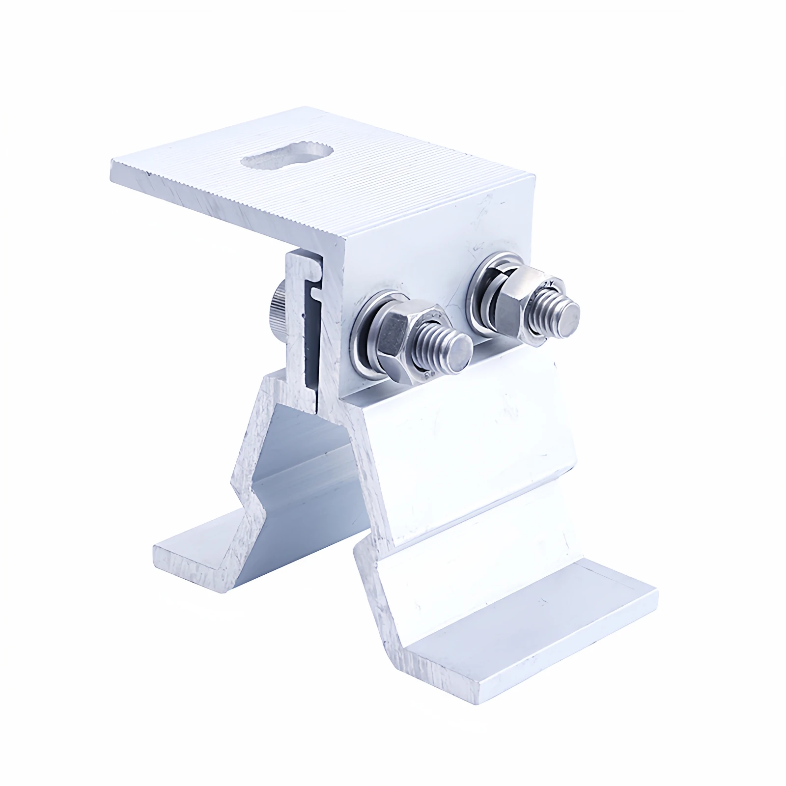 Snap-Type Color Steel Plate Clamp Large Opening Wave Plate Clamp Trapezoidal Metal Roof  Clamp Windproof Aluminum Alloy Buckle