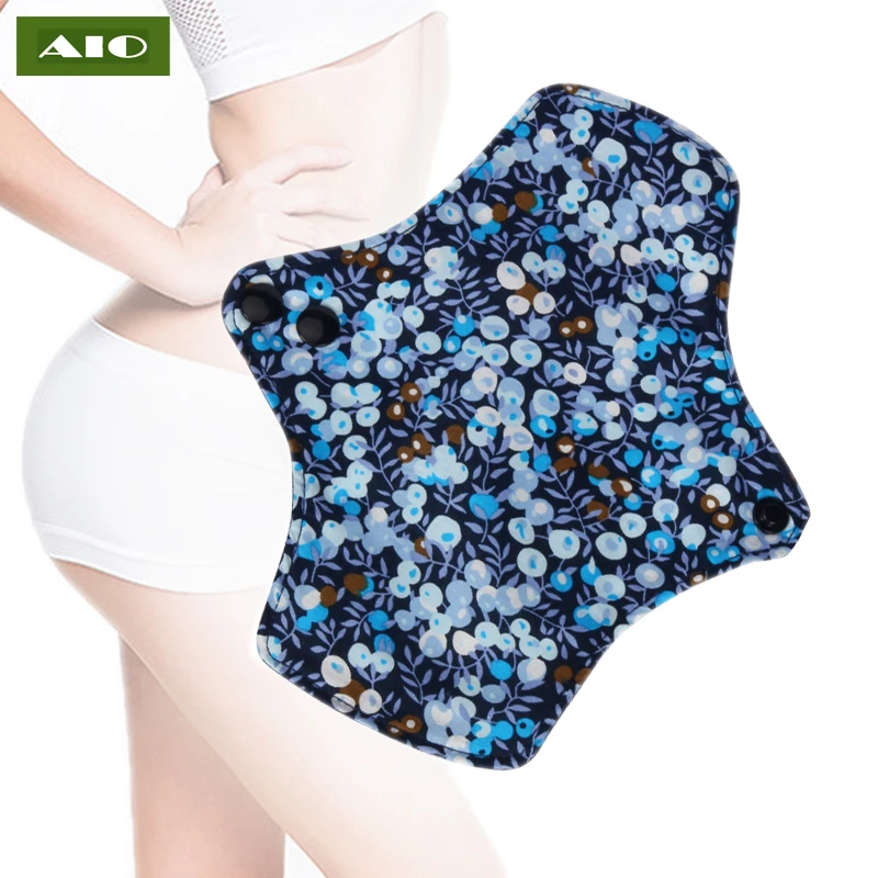 

AIO 18*20cm Mom Reusable Full Cotton Postpartum Nursing Pad Monthly Absorbent Hygiene Napkin Washable Lady Menstrual Gaskets