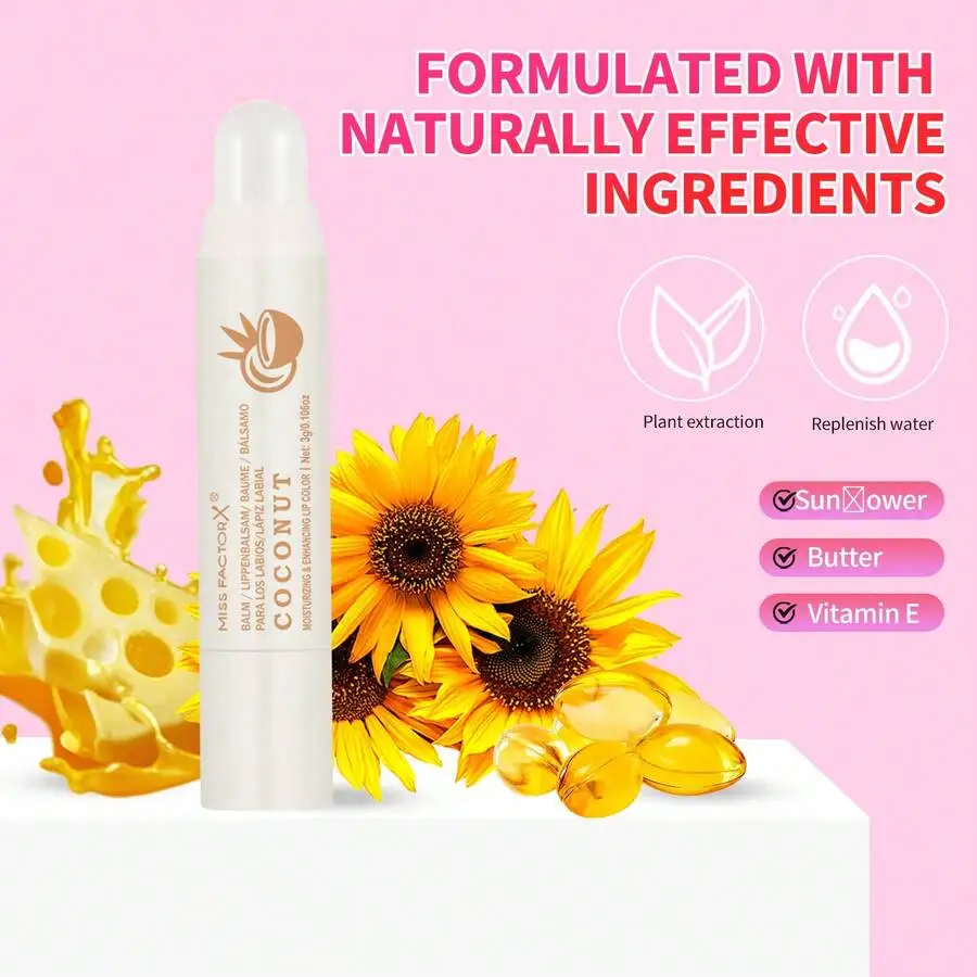 

20pcs Nourishing Lip Balm Sticks With Light Tint, Hydrating Shine, Coconut-Infused Formula For Everyday Lip Beauty