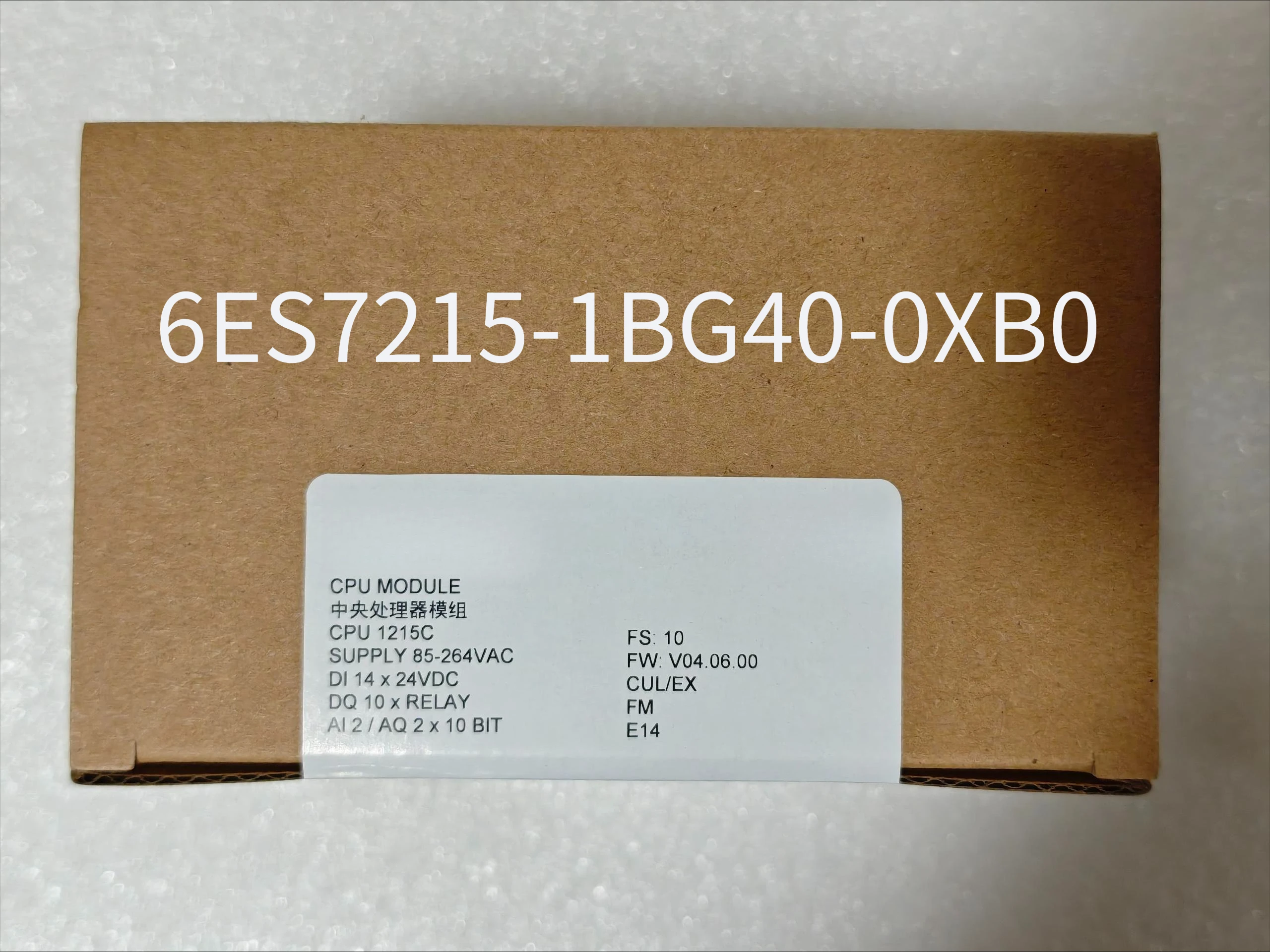 

Brand New Original 6ES7215-1AG40-0XB0 6ES7215-1BG40-0XB0 6ES7215-1HG40-0XB0 6ES7217-1AG40-0XB0 Fast Delivery