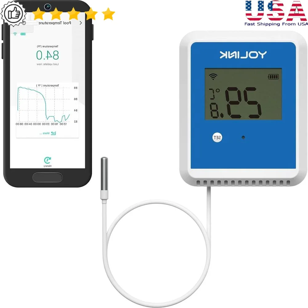 

Smart X3 Регистратор данных на открытом воздухе, термометр, диапазон 1/4 миля, 5-летний срок службы батареи, автономное регистрация SMS, текстовое приложение