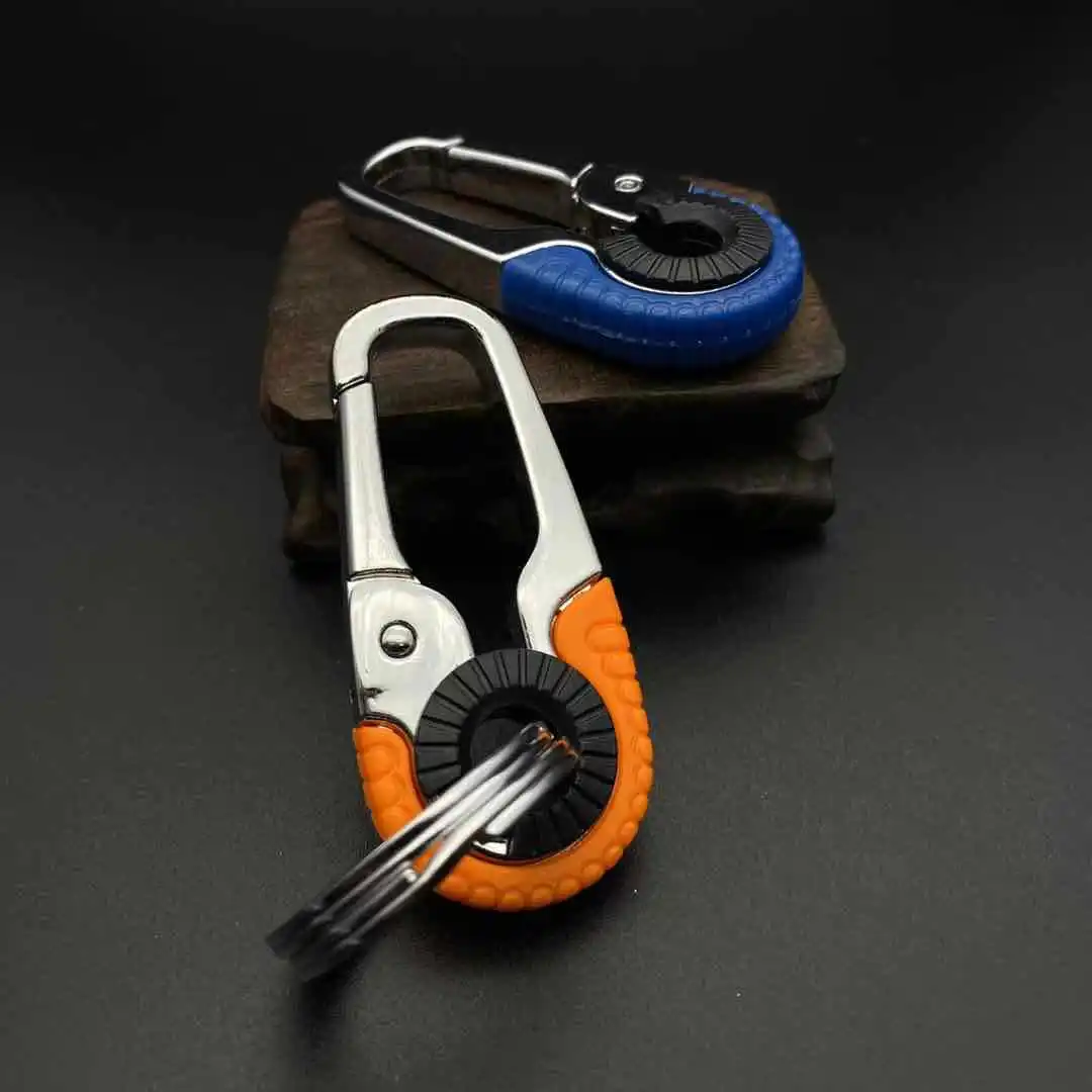 Schlüsselanhänger Für Herren Aus Edelstahl Mit Haken Outdoor Karabiner Klettern Schlüsselring Zubehör Robuster Gürtelclip schlüsselanhänger herren edelstahl schlüsselanhänger schlüsselanhänger mit haken klettern karabi – Detail 9