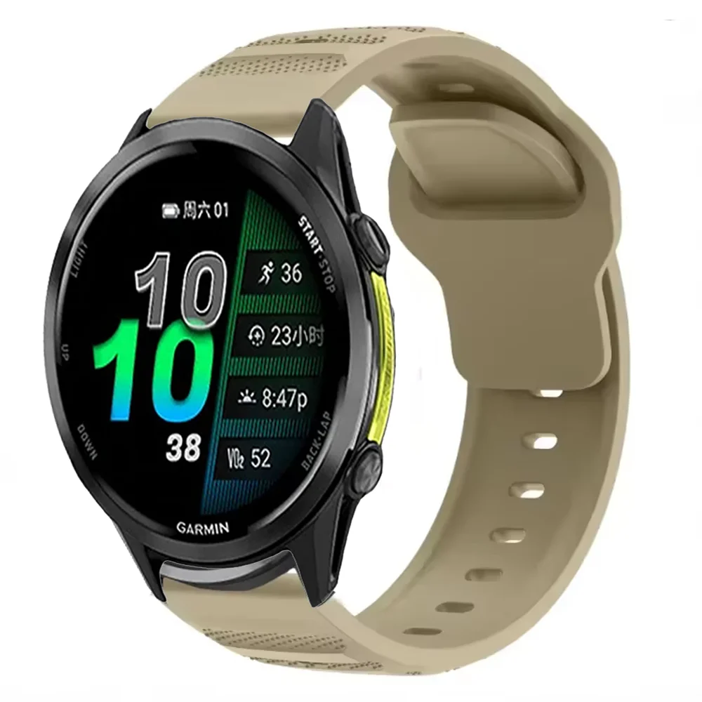 Silicone Strap 20/22mm for Garmin Forerunner 970 965 265 165 55 Venu 3 2 Replacement Wristband Garmin Active 5/Vivomove Trend