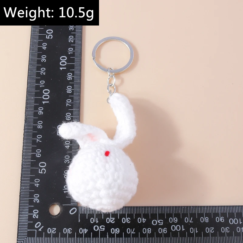 Aihua Heiße Neue Handgemachte Gestrickte Schlüsselbund Schlüsselring Für Frauen Mädchen Nette Gehäkelte Blume Anhänger Auto Schlüssel Ring Handtasche Charme Geschenke – Detail 31