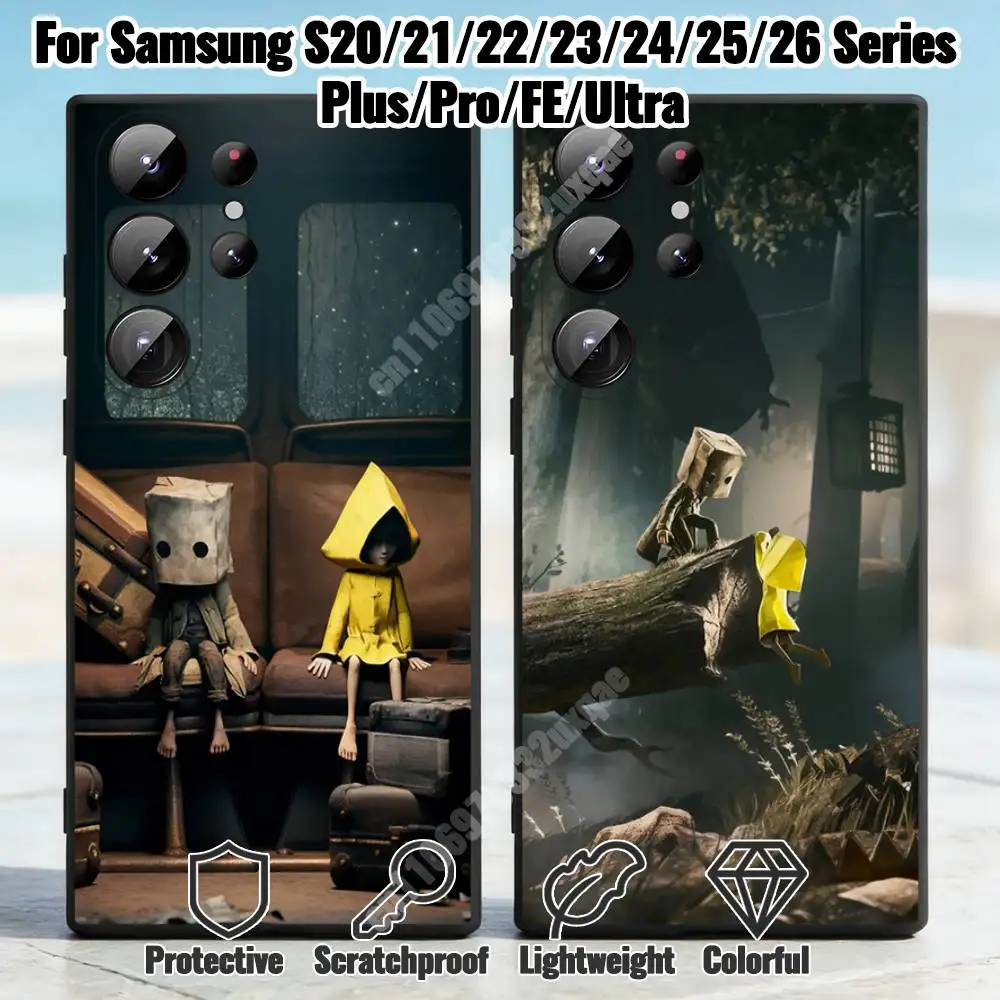 

Game L-Little Nightmare-S Phone Case for Samsung Galaxy S21 22 Ultra Plus S23 S24 FE Lite S25 26 30 Fundas Matte