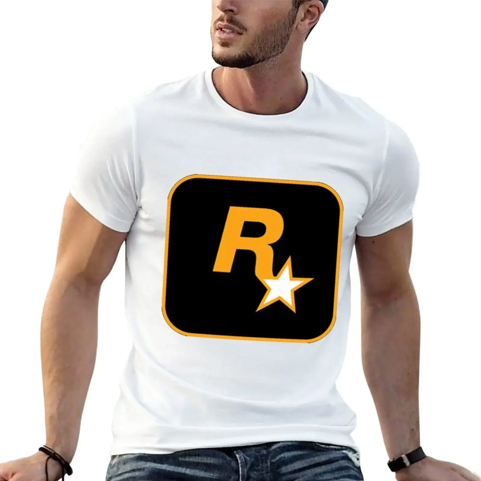 Awesome Rockstar Games Design T-Shirt anime figures quick drying oversized t shirt mens t shirts pack