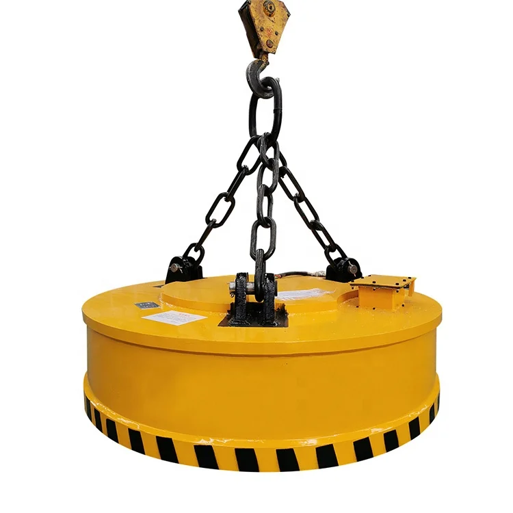 1T 3T 5T Electric Circular Crane Electromagnets for Iron Scrap Metal Handling Heavy Duty Industrial Lifting Equipment Pro
