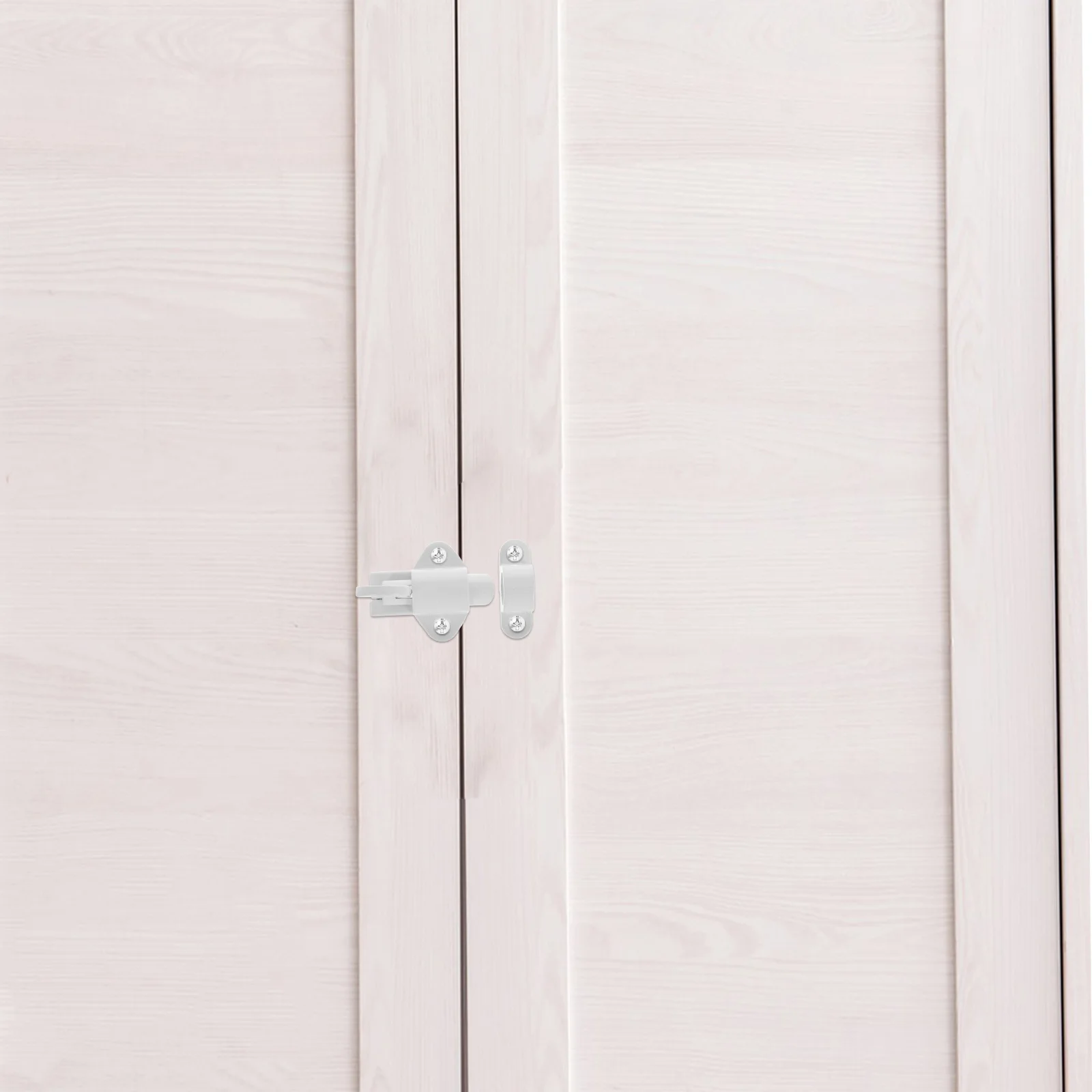 

1 Set Spring Latch Locks For Doors Windows Self-Closing Aluminum Alloy Safety Bolt Door Security Slide Lock Cabinet Gate Garage