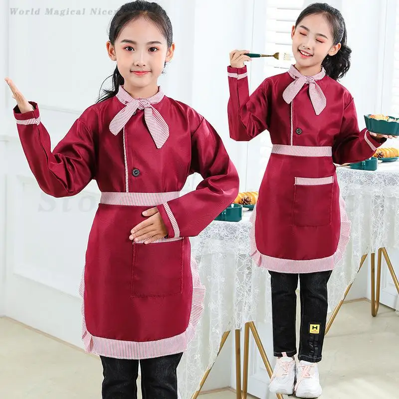 Children's Day Stage Performance Chef Uniform Children Cosplay Costumes Kids Boys Girls Restaurant Hotel Chef Master Clothing view 2