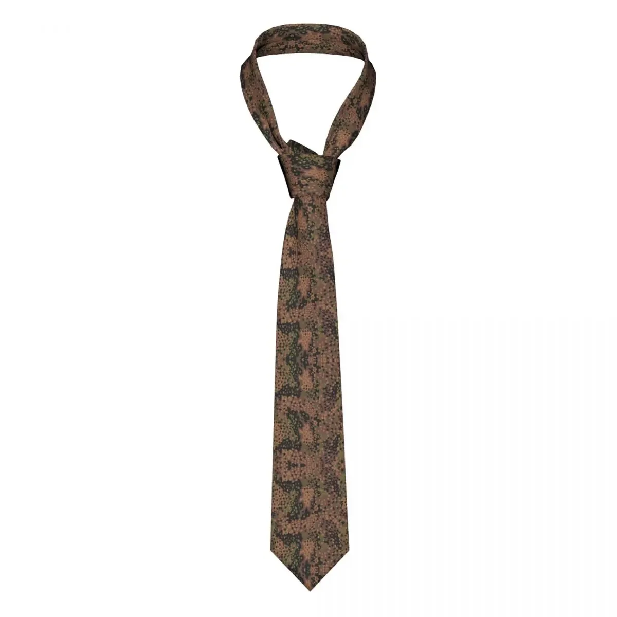 Formal Pea Dot Camo Neck Ties for Office Customized Men Army Tactical Camouflage Neckties