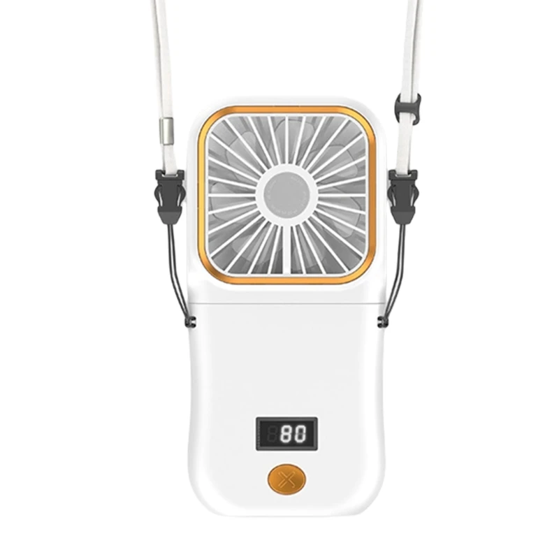 Портативный USB-вентилятор Складной 3-скоростной перезаряжаемый вентилятор Встроенный аккумулятор емкостью мАч