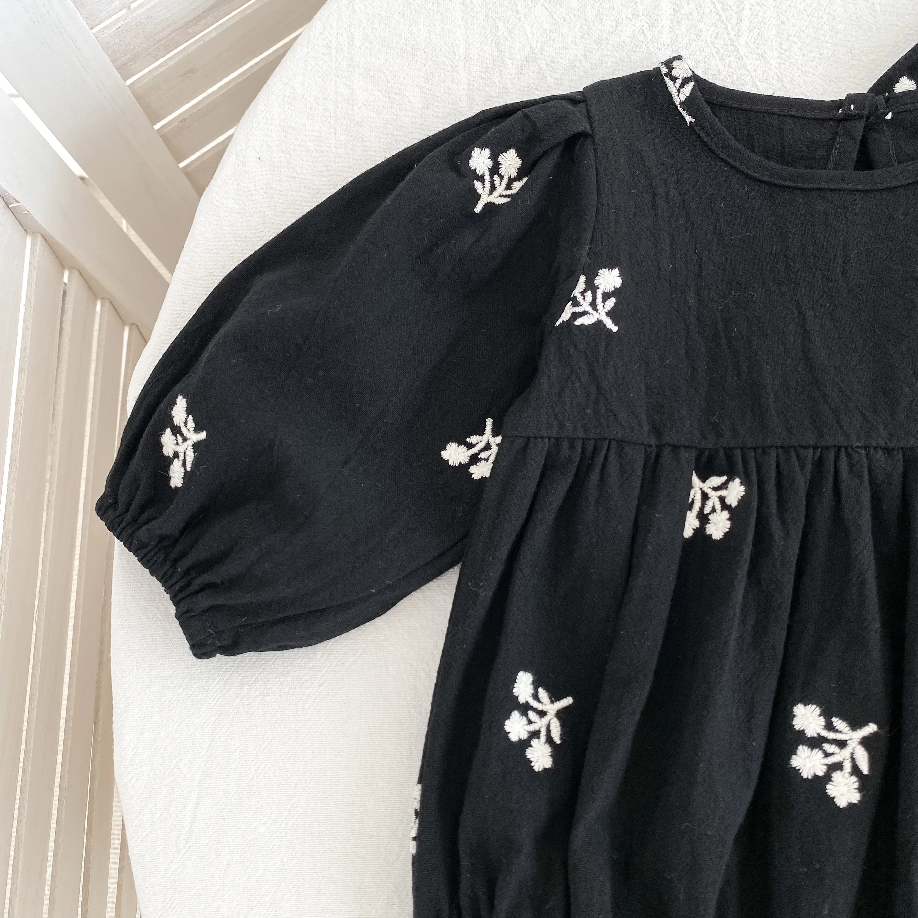 Neue Baby Gestickte Bogen Strampler Herbst Neugeborene Mädchen Romper Baby Kleidung Langarm Overall Klettern Kleidung Baby Baumwolle Kleidung – Detail 6