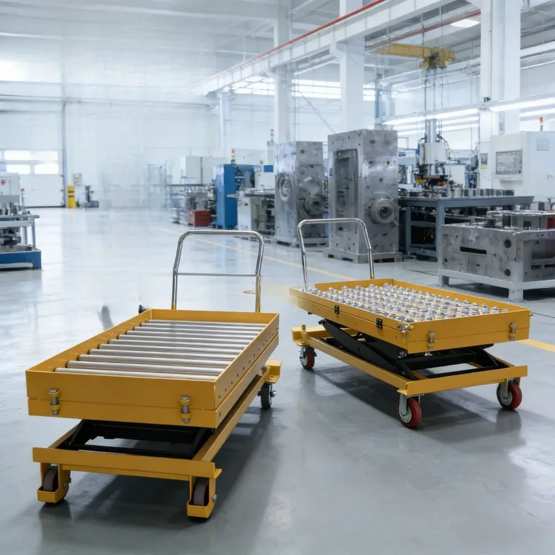 Electric drum lifting platform Automatic drum fixed lifting table Hydraulic lift