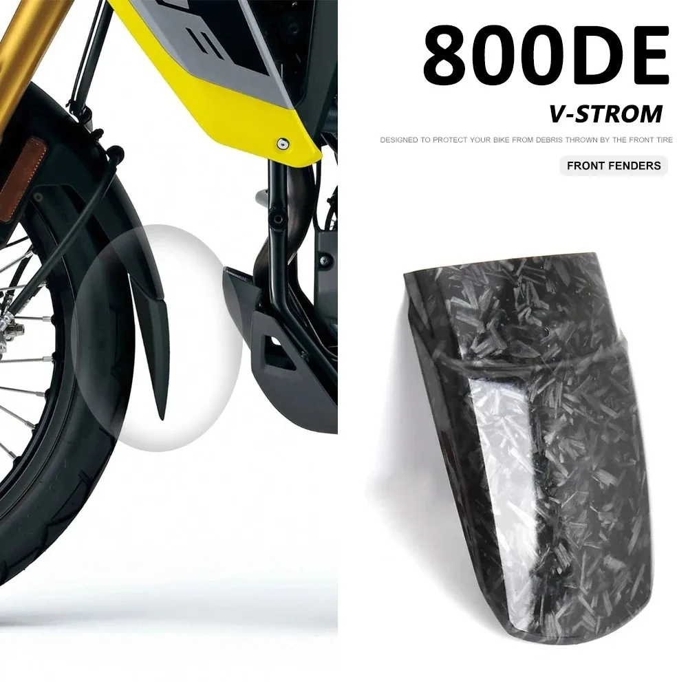 For SUZUKI V-STROM 800DE V-Strom 800 DE 2023 2024 Motorcycle Accessories Front Mudguard Fender Extender Extension Protector