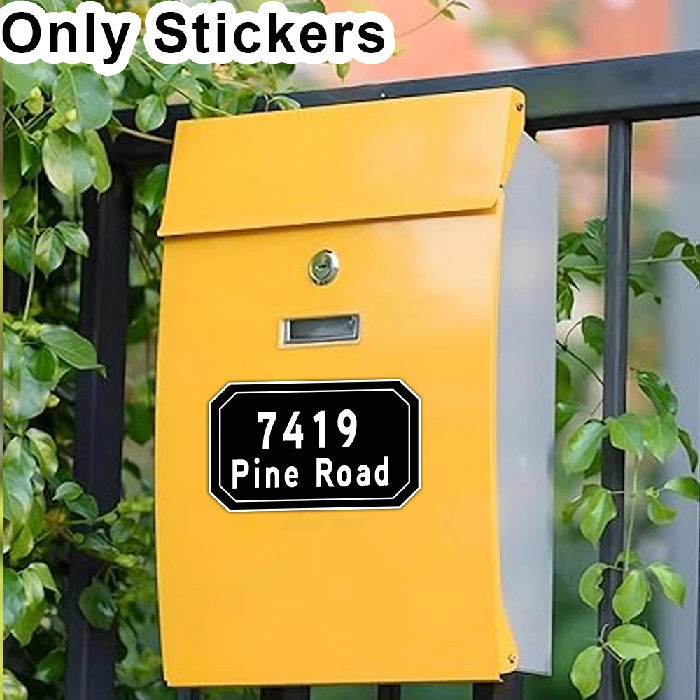 Autocollant magnétique personnalisé pour boîte aux lettres, 1 pièce, aimants puissants pour boîte aux lettres