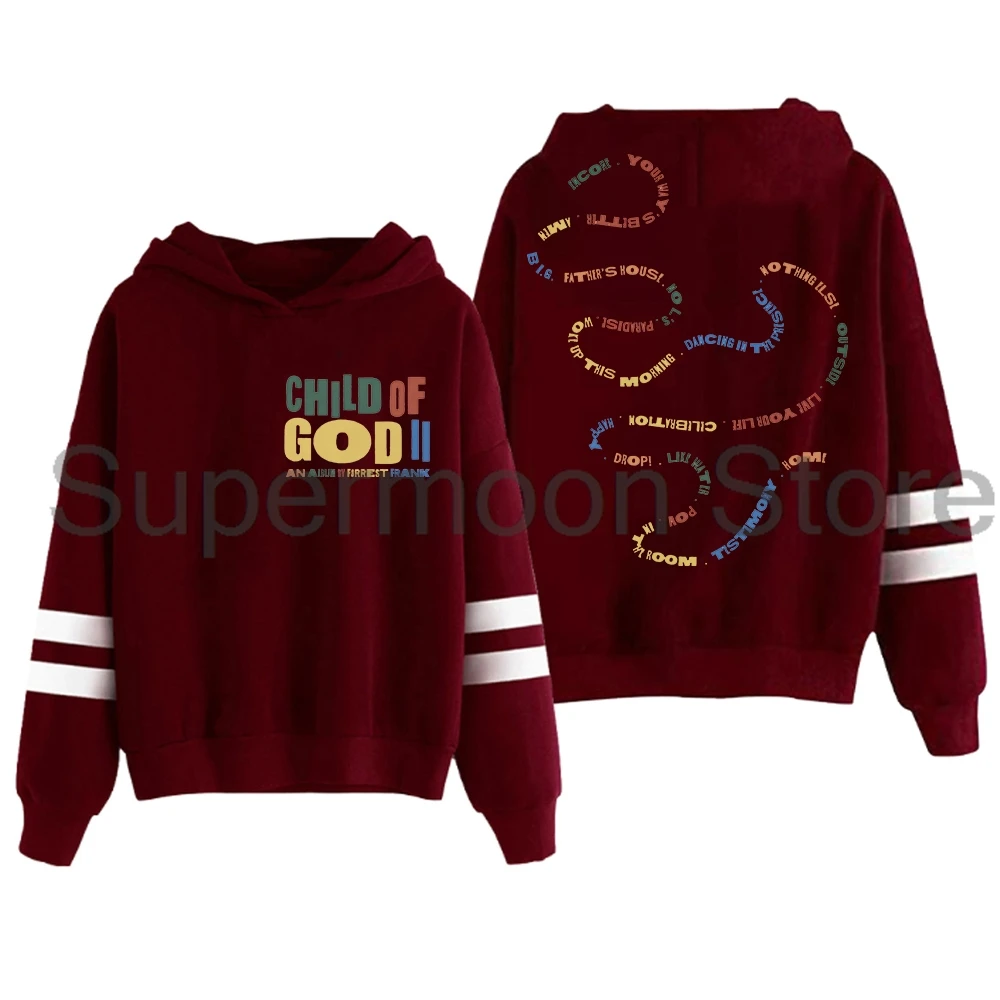 

Forrest Frank Child Of God II Tracklist Натуральная толстовка с капюшоном без карманов с параллельными перекладинами и рукавами Уличная одежда для женщин и мужчин Толстовки с капюшоном