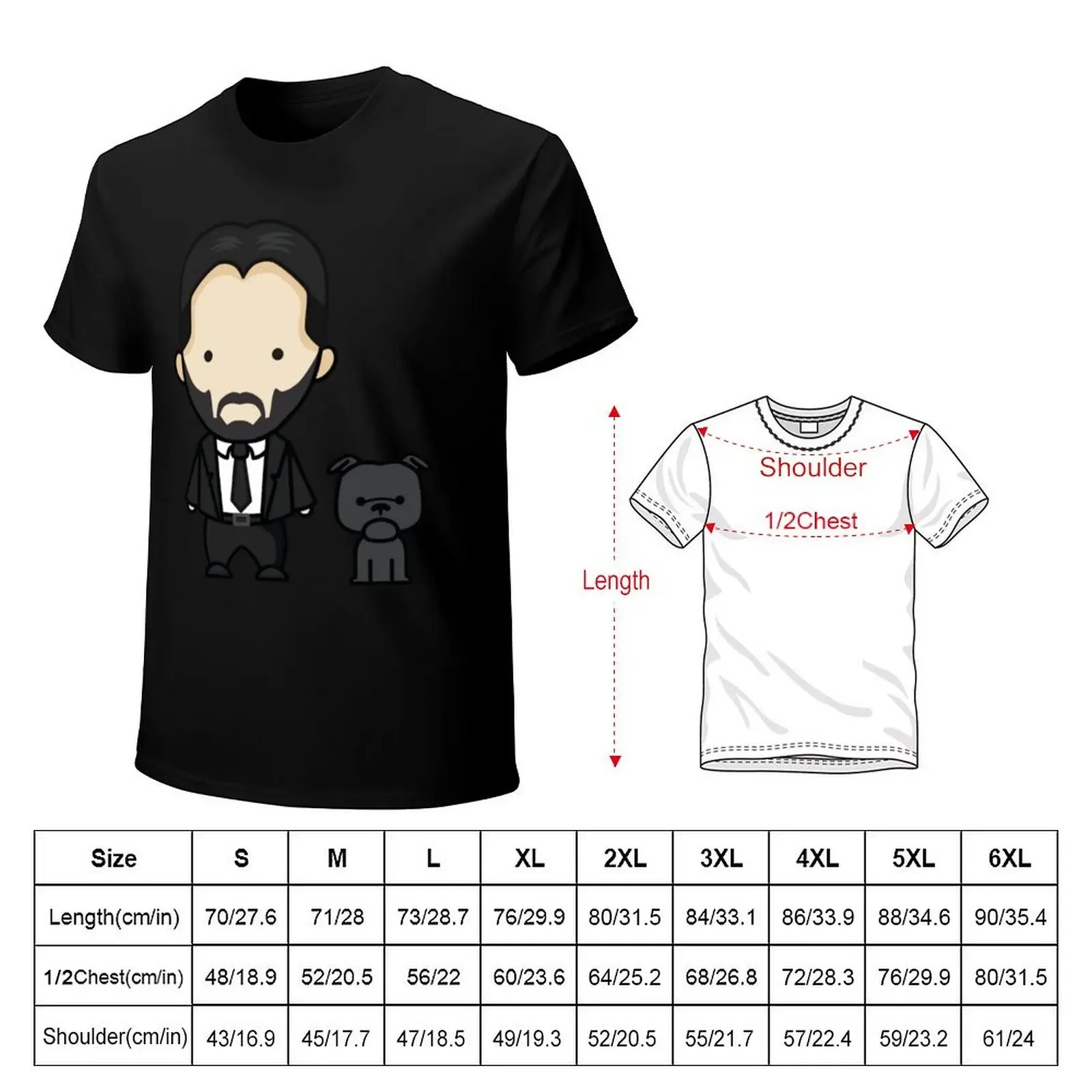 John Wick Art T-Shirt quick-drying shirts graphic luxury clothes men