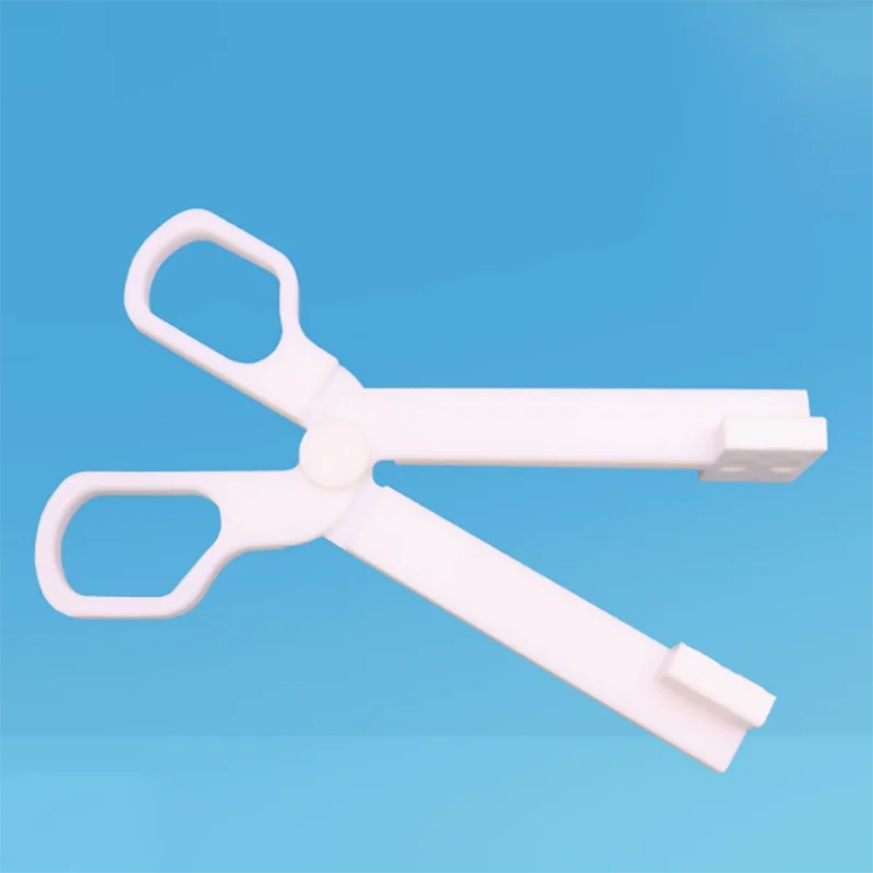 

Polytetrafluoroethylene crucible plate clamp tetrafluoro pliers with high temperature and acid and alkali resistance