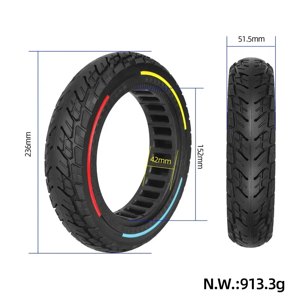 10 Inch 10x2.125 Solid Tyre For Ninebot F20/F25/F30/F40 Electric Scooter 250*54 Rubber Material Solid Tyre  New