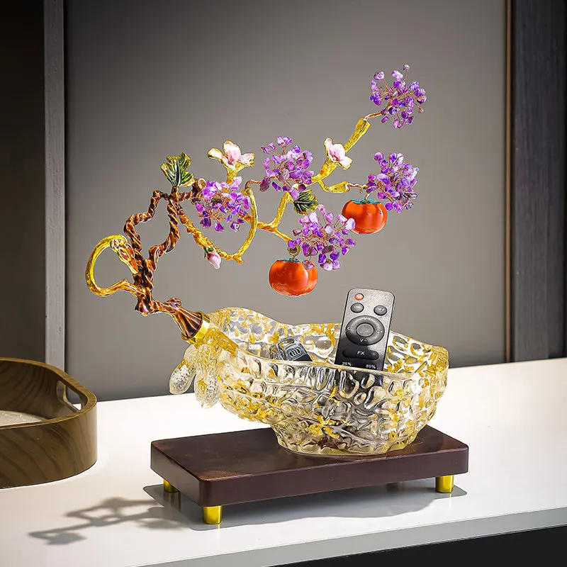 Sculpture Good Thing About The Entrance Shoe Cabinet,Peanut Ornament,Amethyst,Living Room Keys,Storage Statuette Decoration Gift