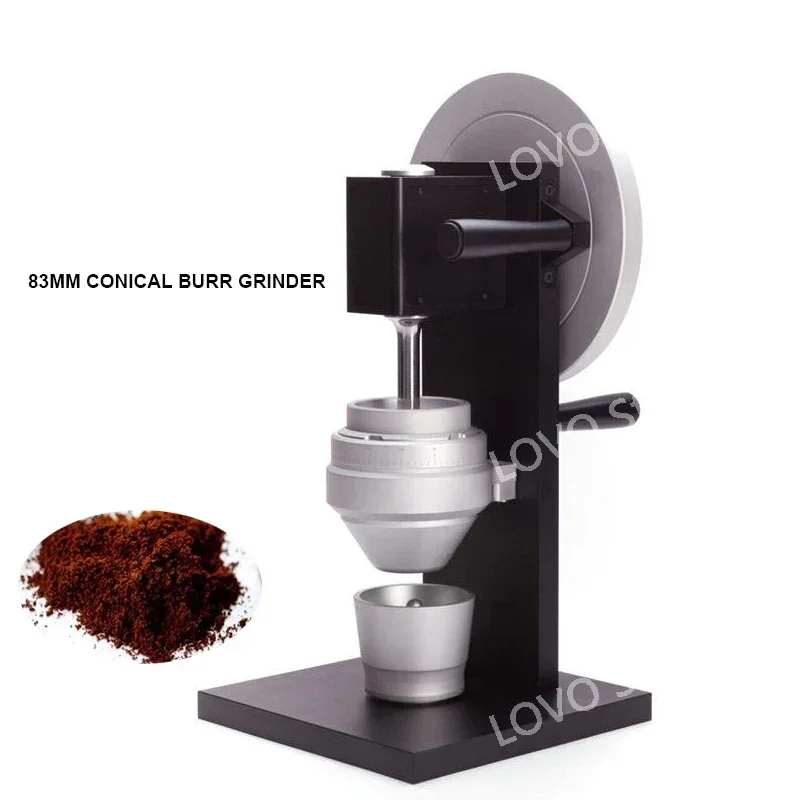 Manual Coffee Grinder Machine Handmade 83 MM Conical  Bean Grinders Grinding Mill Kitchen Tool